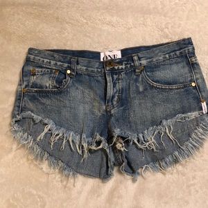 One Teaspoon Bonitas distressed shorts